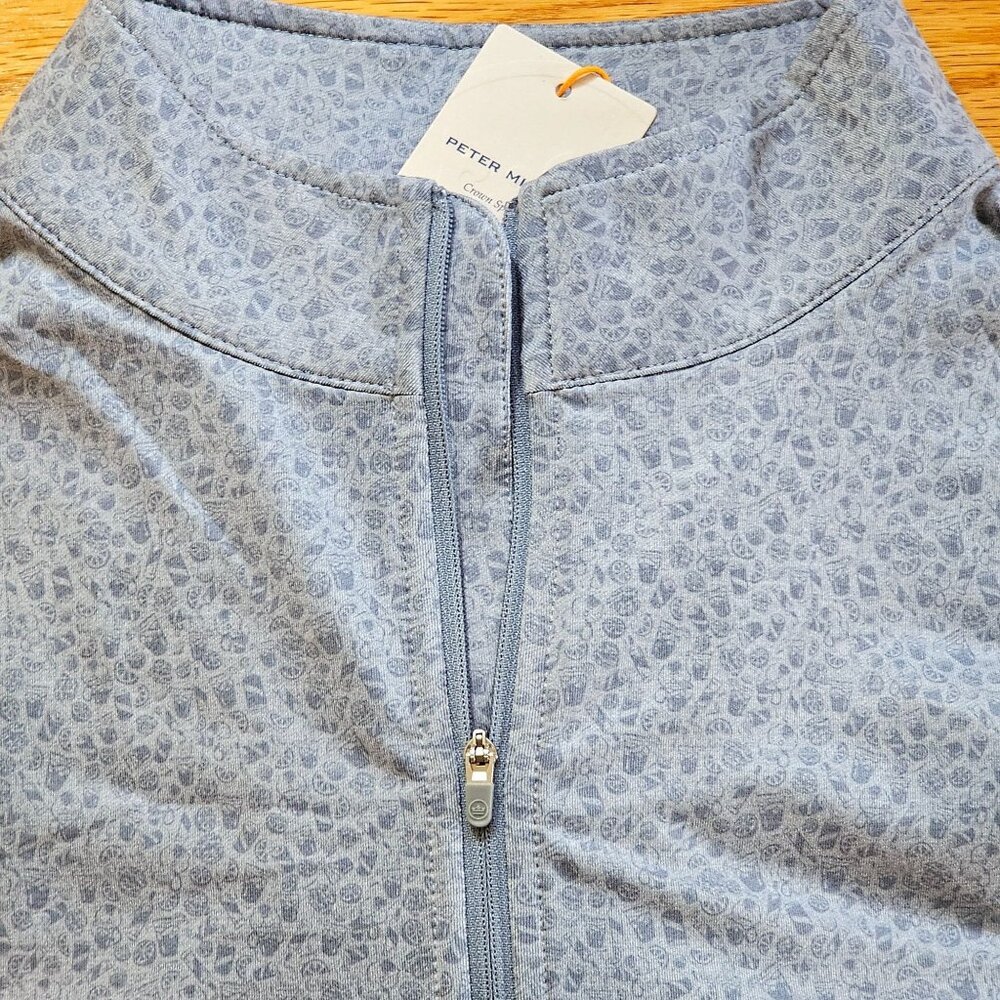 NEW Peter Millar Perth Performance Dazed Transfused Quarter Zip Pullover LARGE
